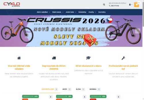 Zobrazit webové stránky Cyklo Kafka