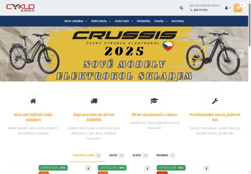 Zobrazit webové stránky Cyklo Kafka