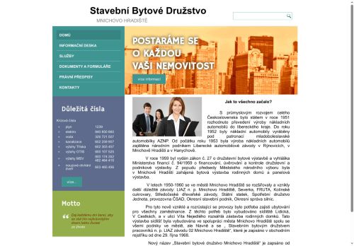 Zobrazit webové stránky Stavební bytové družstvo Mnichovo Hradiště