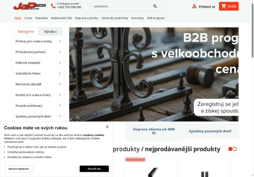 Zobrazit webové stránky JaP - Jacina trade