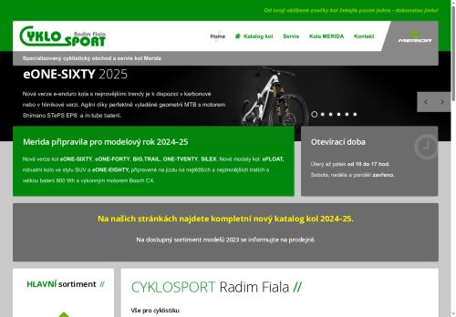 Zobrazit webové stránky Cyklosport Radim Fiala