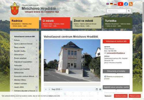 Zobrazit webové stránky Volnočasové centrum Mnichovo Hradiště