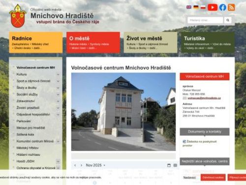 Volnočasové centrum Mnichovo Hradiště