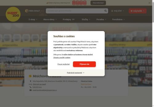Zobrazit webové stránky Superzoo