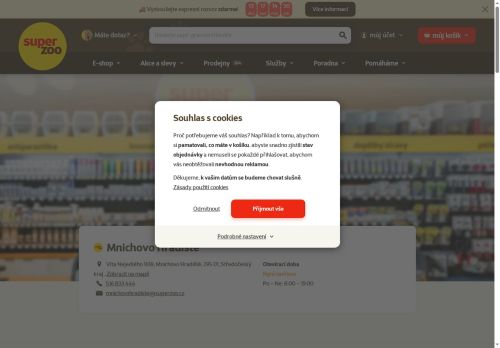 Zobrazit webové stránky Superzoo
