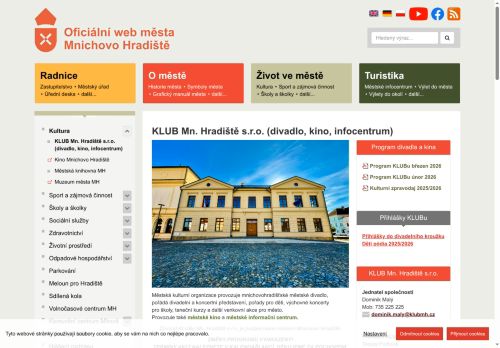Zobrazit webové stránky KLUB Mn. Hradiště s.r.o.