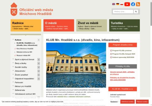 Zobrazit webové stránky KLUB Mn. Hradiště s.r.o.