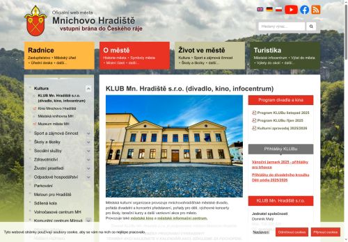 Zobrazit webové stránky KLUB Mn. Hradiště s.r.o.