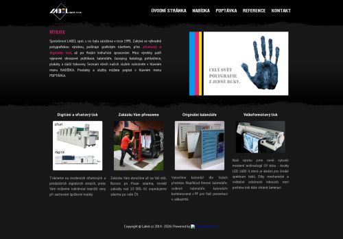 Zobrazit webové stránky Tiskárna LABEL