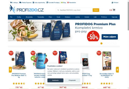 Zobrazit webové stránky PROFIZOO s.r.o. - prodejna Kutná Hora