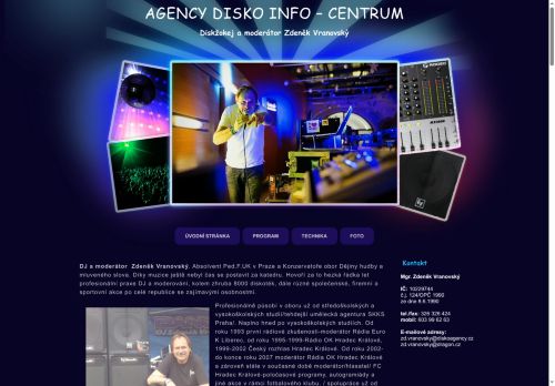 Zobrazit webové stránky Mgr. Zdeněk Vranovský - Disko Agency