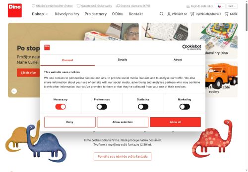 Zobrazit webové stránky Dino Toys s.r.o.