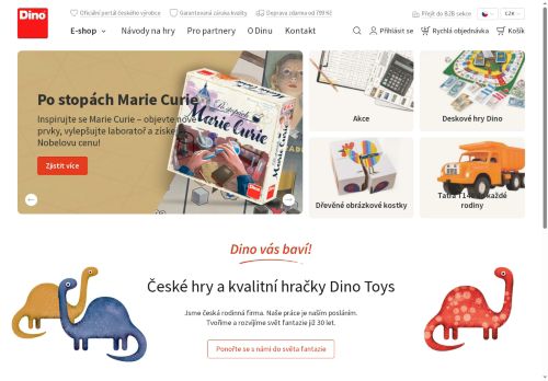 Zobrazit webové stránky Dino Toys s.r.o.