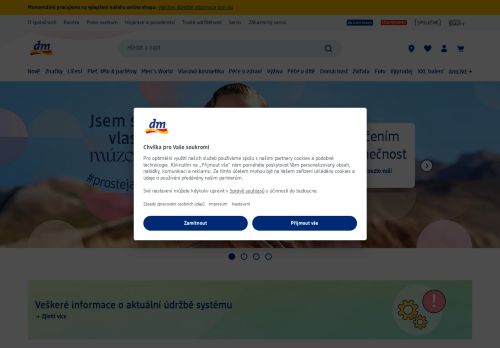 Zobrazit webové stránky Dm drogerie