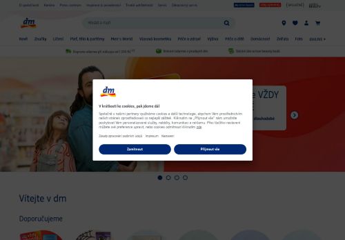 Zobrazit webové stránky Dm drogerie
