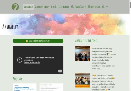 Zobrazit webové stránky Základní umělecká škola