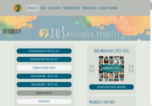 Zobrazit webové stránky Základní umělecká škola