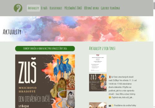 Zobrazit webové stránky Základní umělecká škola