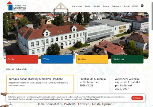 Zobrazit webové stránky Základní škola Mnichovo Hradiště, Sokolovská 254