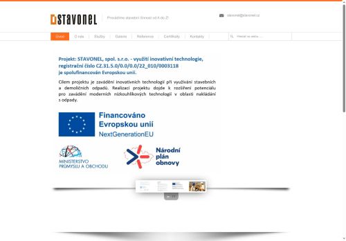 Zobrazit webové stránky Stavonel