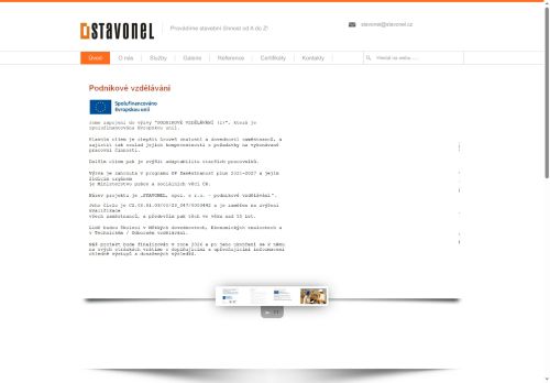 Zobrazit webové stránky Stavonel