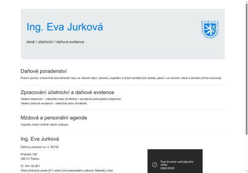 Zobrazit webové stránky Ing. Eva Jurková