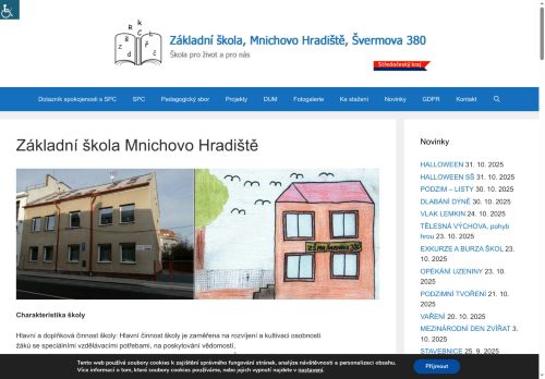 Zobrazit webové stránky Základní škola Mnichovo Hradiště, Švermova 380 Speciálně pedagogické centrum