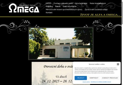 Zobrazit webové stránky Pohřební ústav Omega