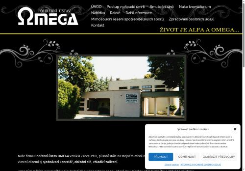 Zobrazit webové stránky Pohřební ústav Omega