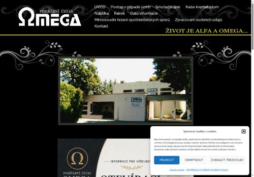 Zobrazit webové stránky Pohřební ústav Omega