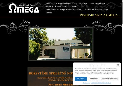 Zobrazit webové stránky Pohřební ústav Omega