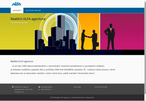 Zobrazit webové stránky Realitní ALFA agentura
