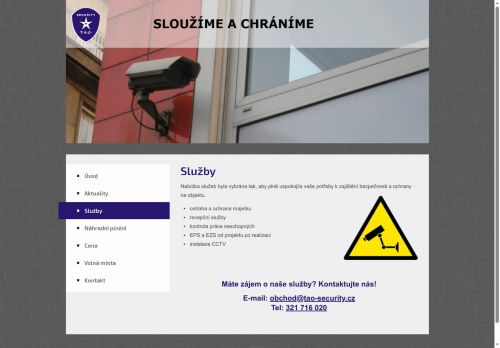 Zobrazit webové stránky T.A.O. security, s.r.o.