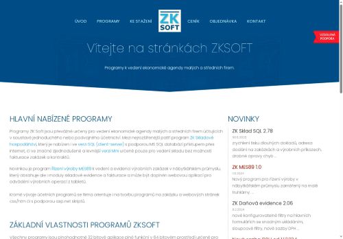 Zobrazit webové stránky Ing. Martin Zajíc - ZK SOFT