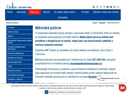 Městská policie Čáslav