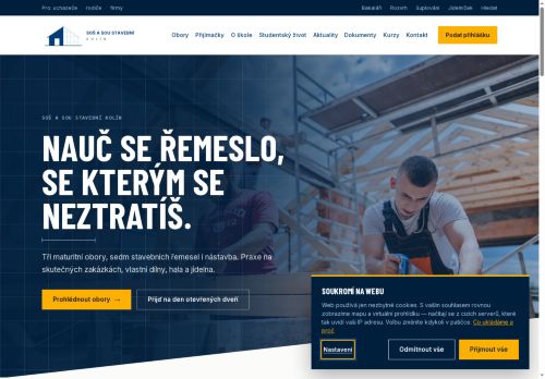 Zobrazit webové stránky Střední odborná škola stavební a Střední odborné učiliště stavební