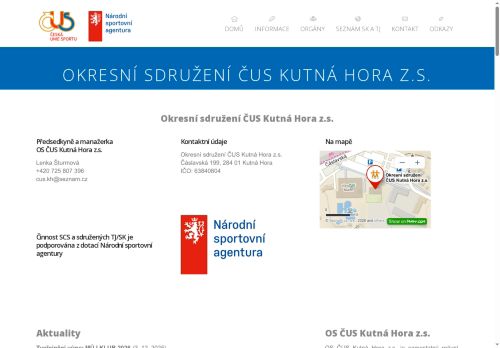 Zobrazit webové stránky Okresní sdružení ČUS Kutná Hora z.s.