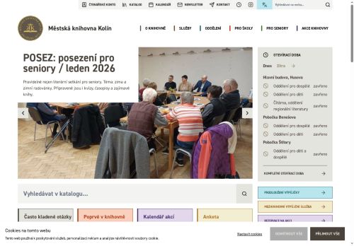 Zobrazit webové stránky Městská knihovna Kolín