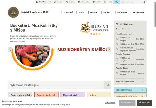 Zobrazit webové stránky Městská knihovna Kolín