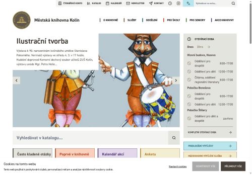 Zobrazit webové stránky Městská knihovna Kolín
