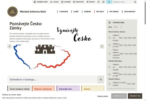 Zobrazit webové stránky Městská knihovna Kolín