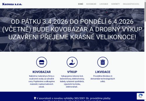 Zobrazit webové stránky Korona s.r.o.