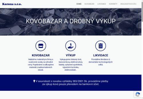 Zobrazit webové stránky Korona s.r.o.