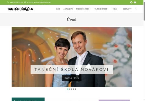 Zobrazit webové stránky Taneční škola Novákovi