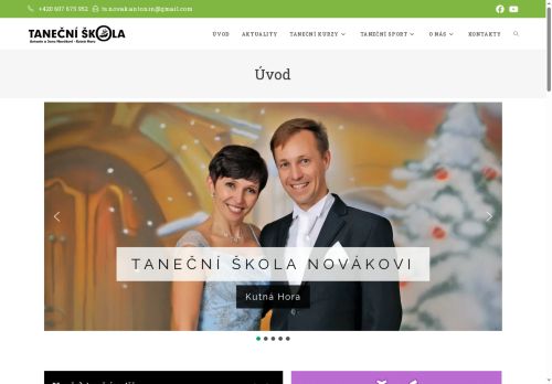Zobrazit webové stránky Taneční škola Novákovi