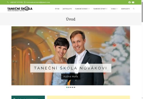 Zobrazit webové stránky Taneční škola Novákovi