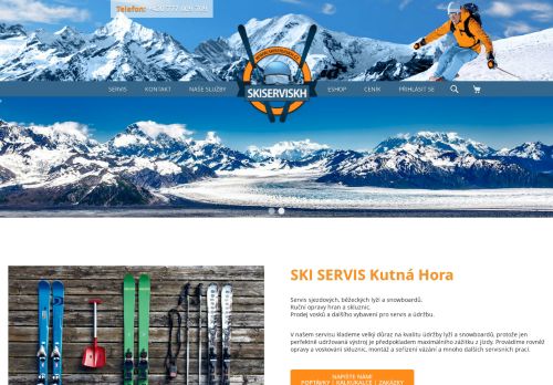 Zobrazit webové stránky Ski servis Kutná Hora