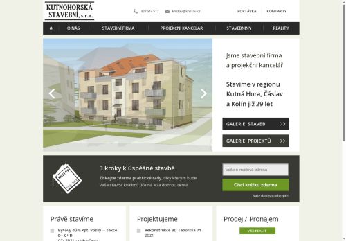 Zobrazit webové stránky Kutnohorská stavební, s.r.o.