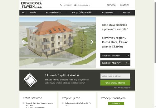 Zobrazit webové stránky Kutnohorská stavební, s.r.o.