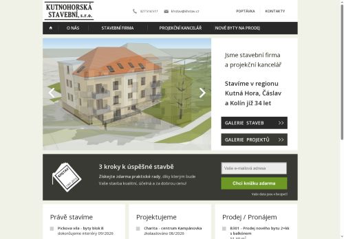 Zobrazit webové stránky Kutnohorská stavební, s.r.o.